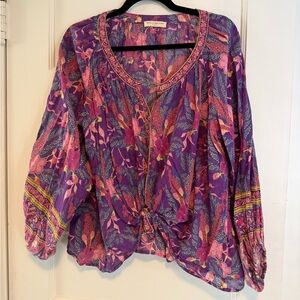 Spell Floral Purple Women's Top